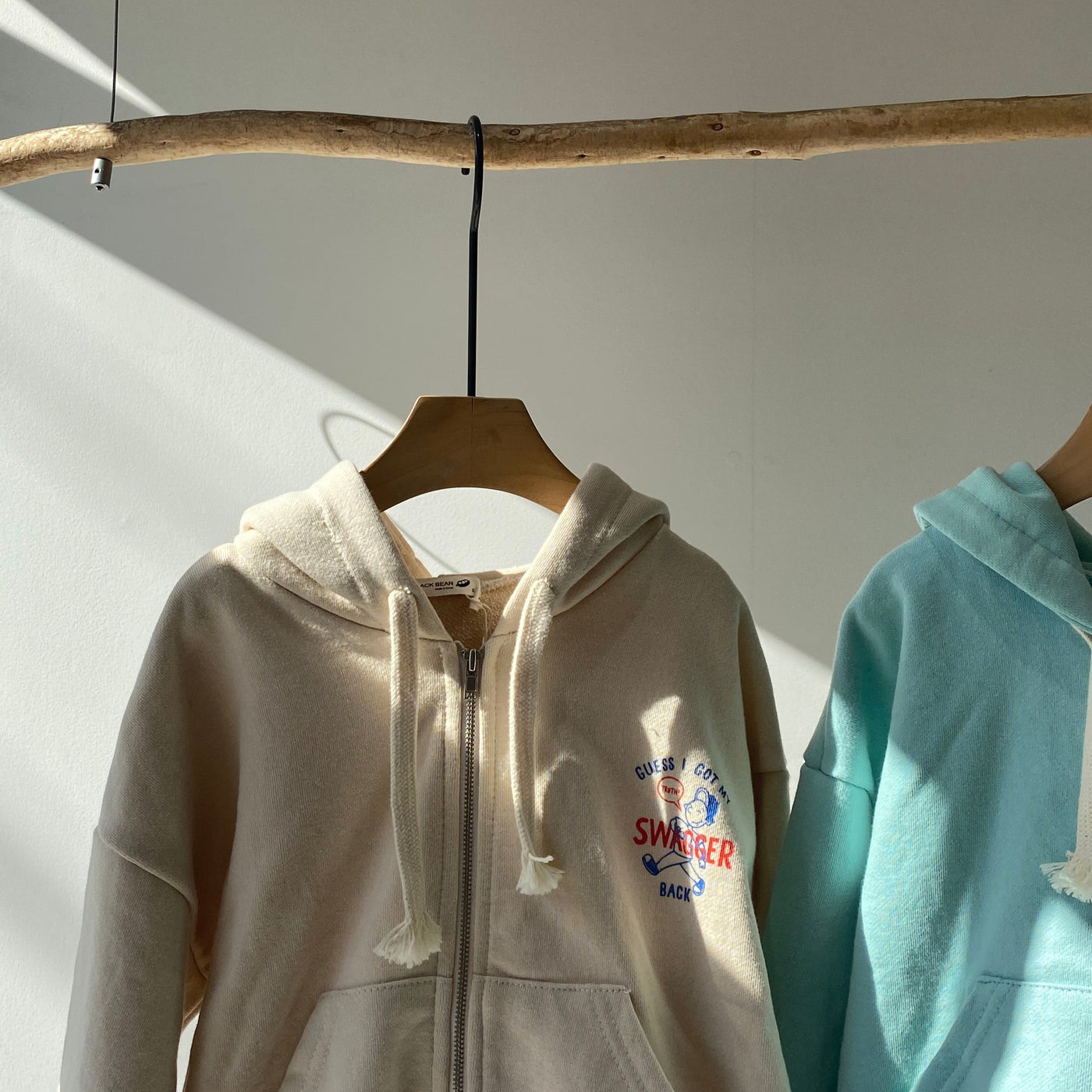 【hamomisi】Swagger zipup hoody(90~120)