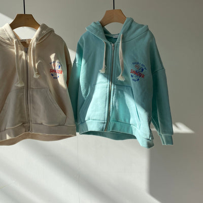 【hamomisi】Swagger zipup hoody(90~120)