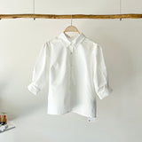 【ハモミシノオトナフク】Broadcloth Voluminous Sleeve Blouse