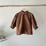 【ハモミシノオトナフク】Broadcloth Voluminous Sleeve Blouse