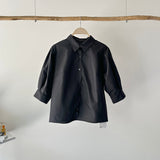 【ハモミシノオトナフク】Broadcloth Voluminous Sleeve Blouse