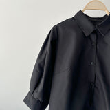 【ハモミシノオトナフク】Broadcloth Voluminous Sleeve Blouse