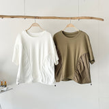 【ハモミシノオトナフク】Hem drawstring shirring PO