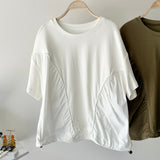 【ハモミシノオトナフク】Hem drawstring shirring PO