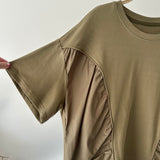 【ハモミシノオトナフク】Hem drawstring shirring PO