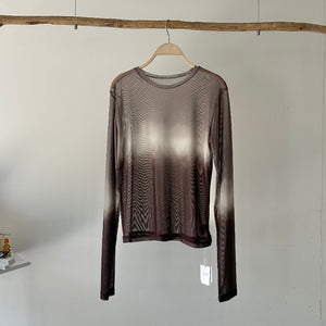 【ハモミシノオトナフク】Gradient pullover