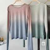 【ハモミシノオトナフク】Gradient pullover