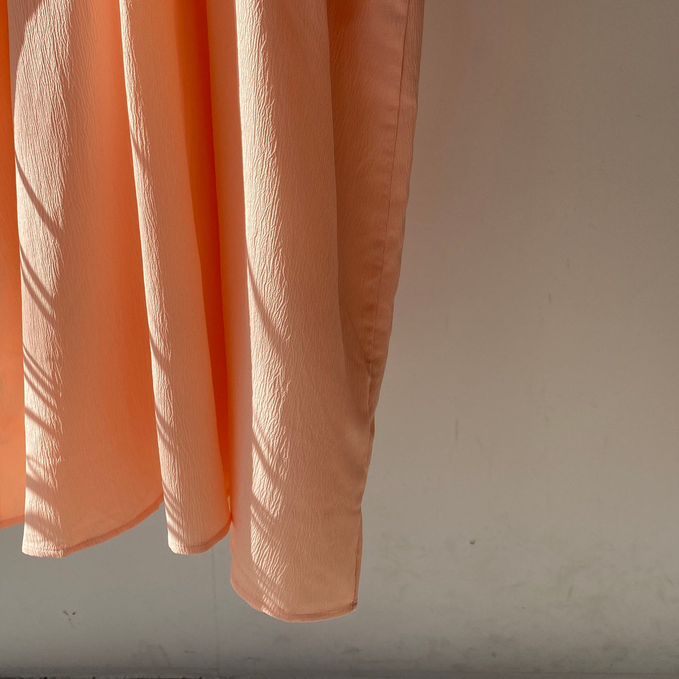 【ハモミシノオトナフク】Tiered shirring ribbon OP