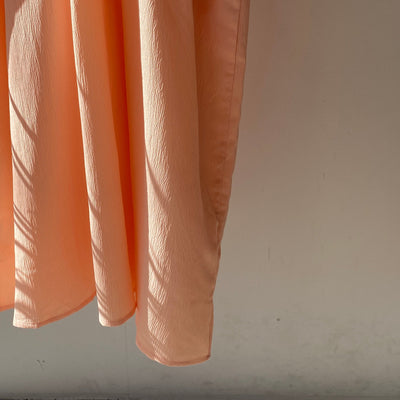 【ハモミシノオトナフク】Tiered shirring ribbon OP