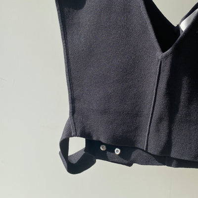 【ハモミシノオトナフク】Milan rib layered knit