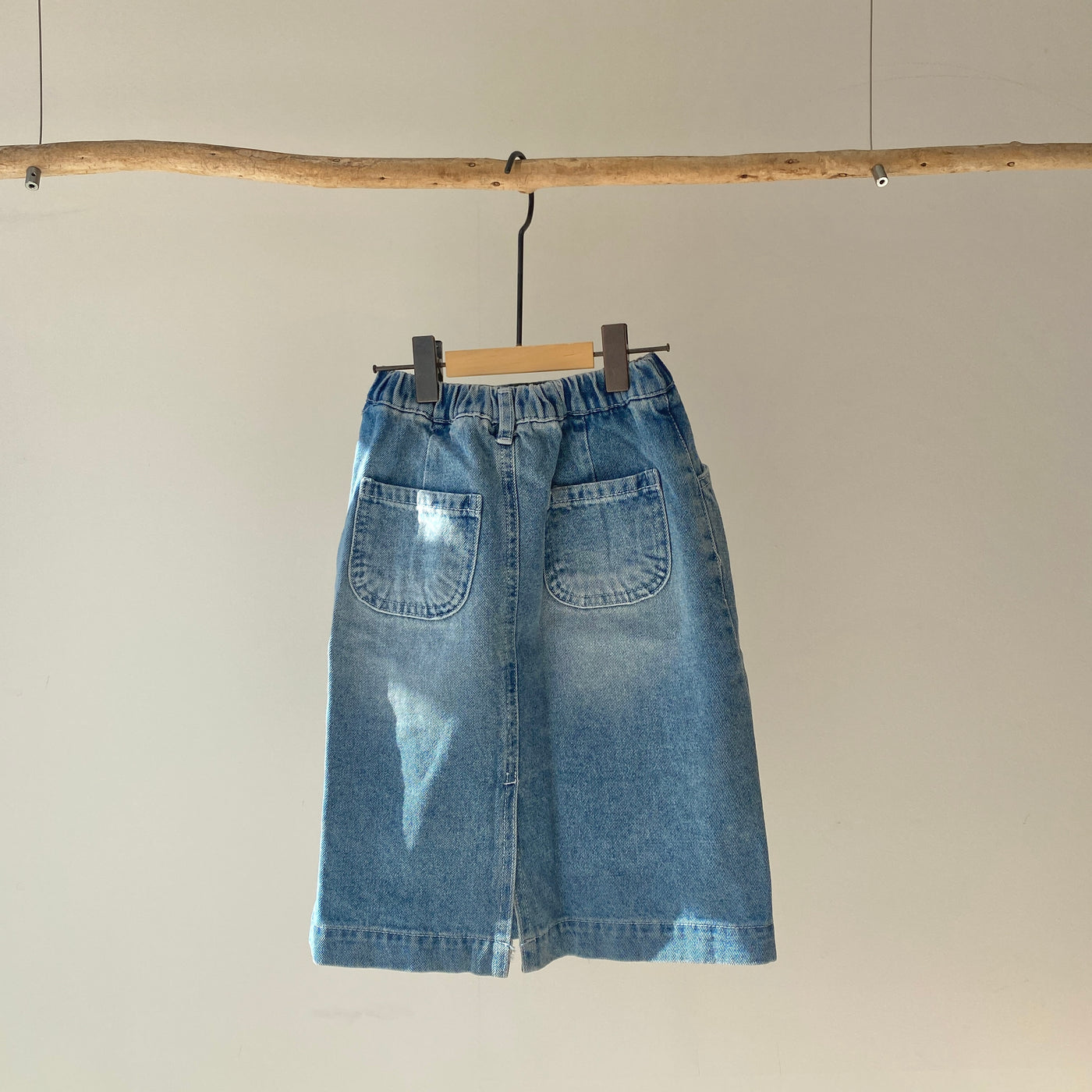 【hamomisi】Denim skirt(100~120)