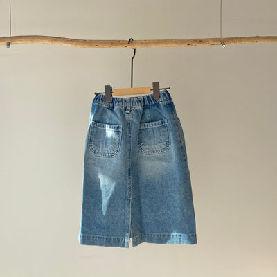 【hamomisi】Denim skirt(100~120)