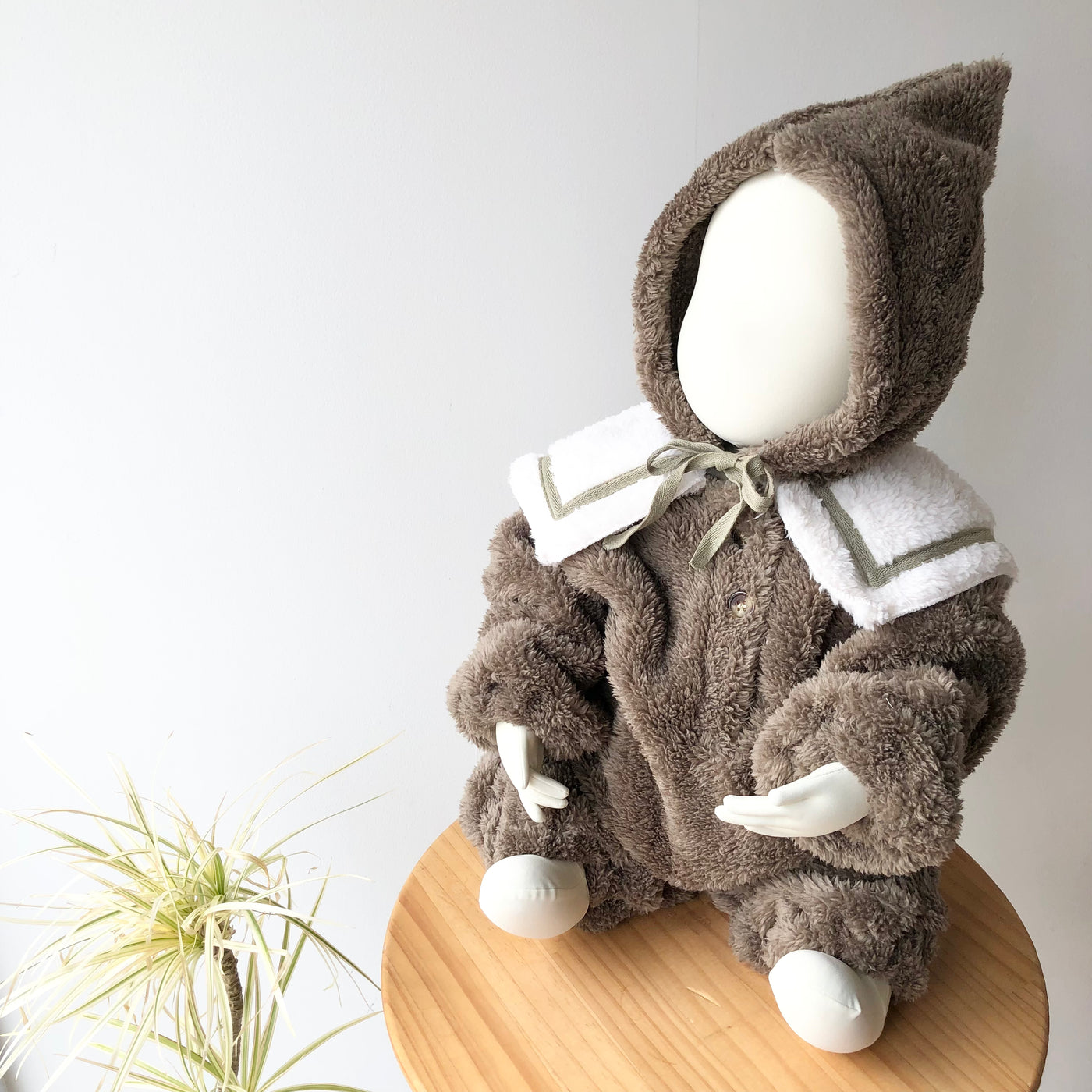 【hamomisi】Boa sailor Rompers(80cm)