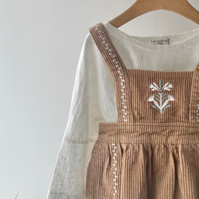 【hamomisi】Plaid overalls(73.80cm)