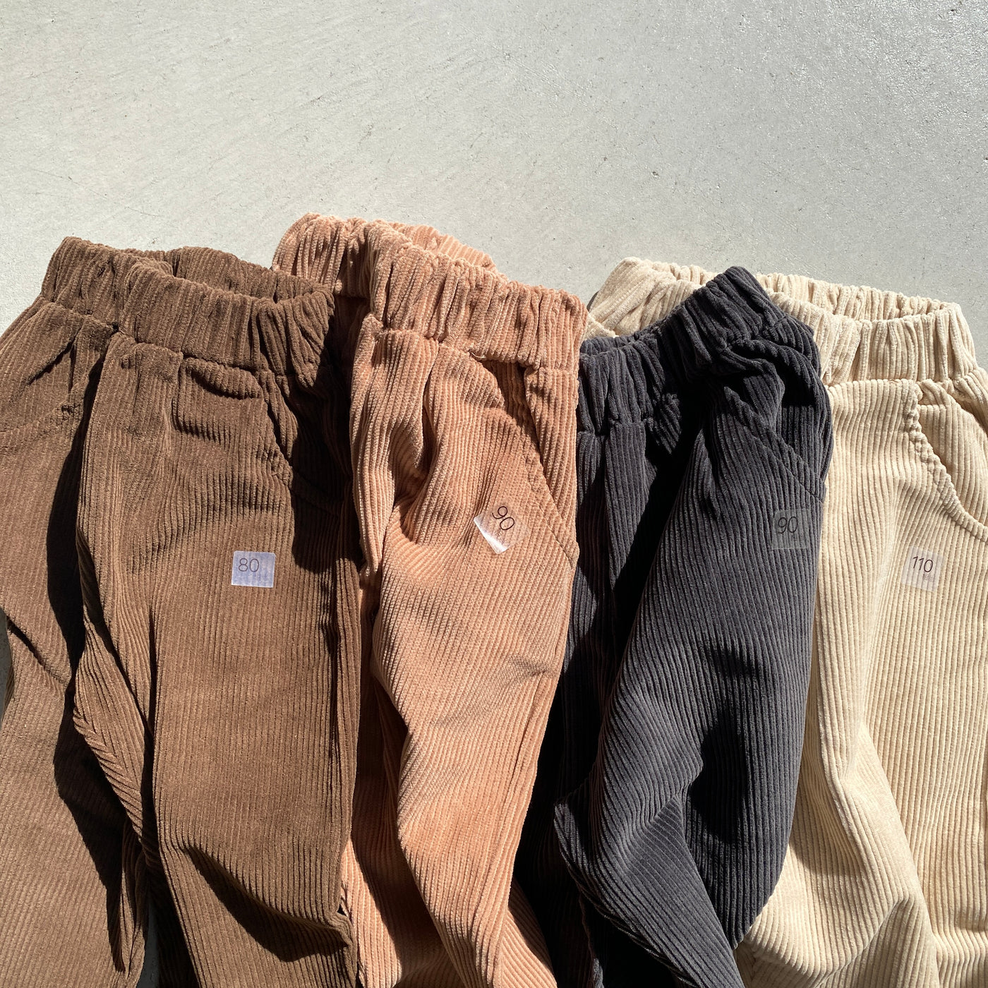 【hamomisi】Corduroy pants(80~130)