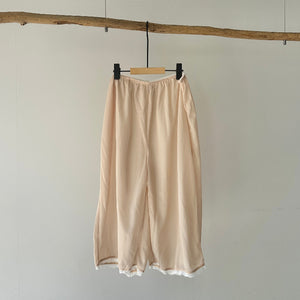 【ハモミシノオトナフク】Hem lace culottes petticoat