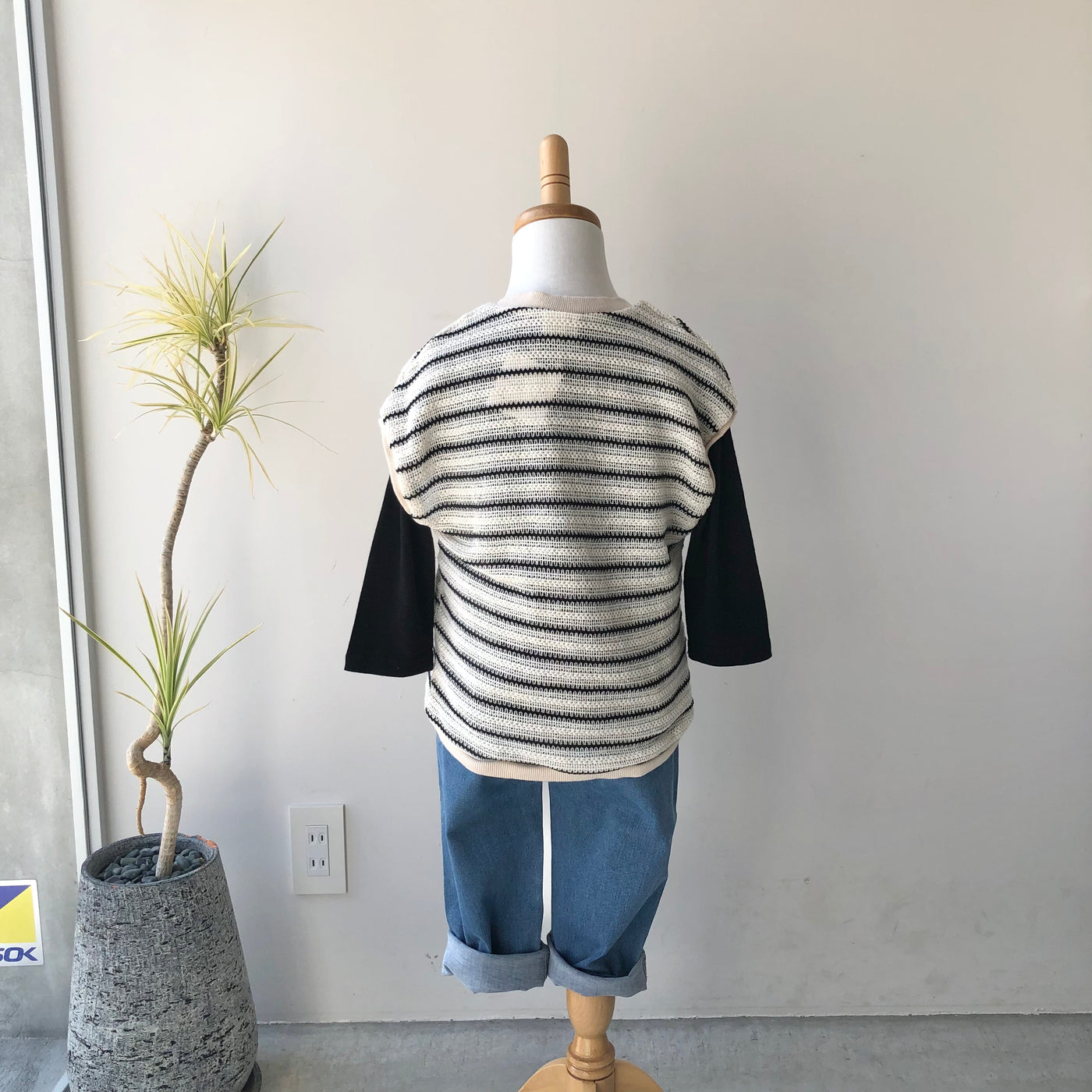 【hamomisi】Summer kint vest(100.110.130)