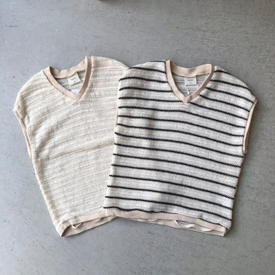 【hamomisi】Summer kint vest(100.110.130)