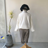 【hamomisi】Switching long T-shirt(110~140)