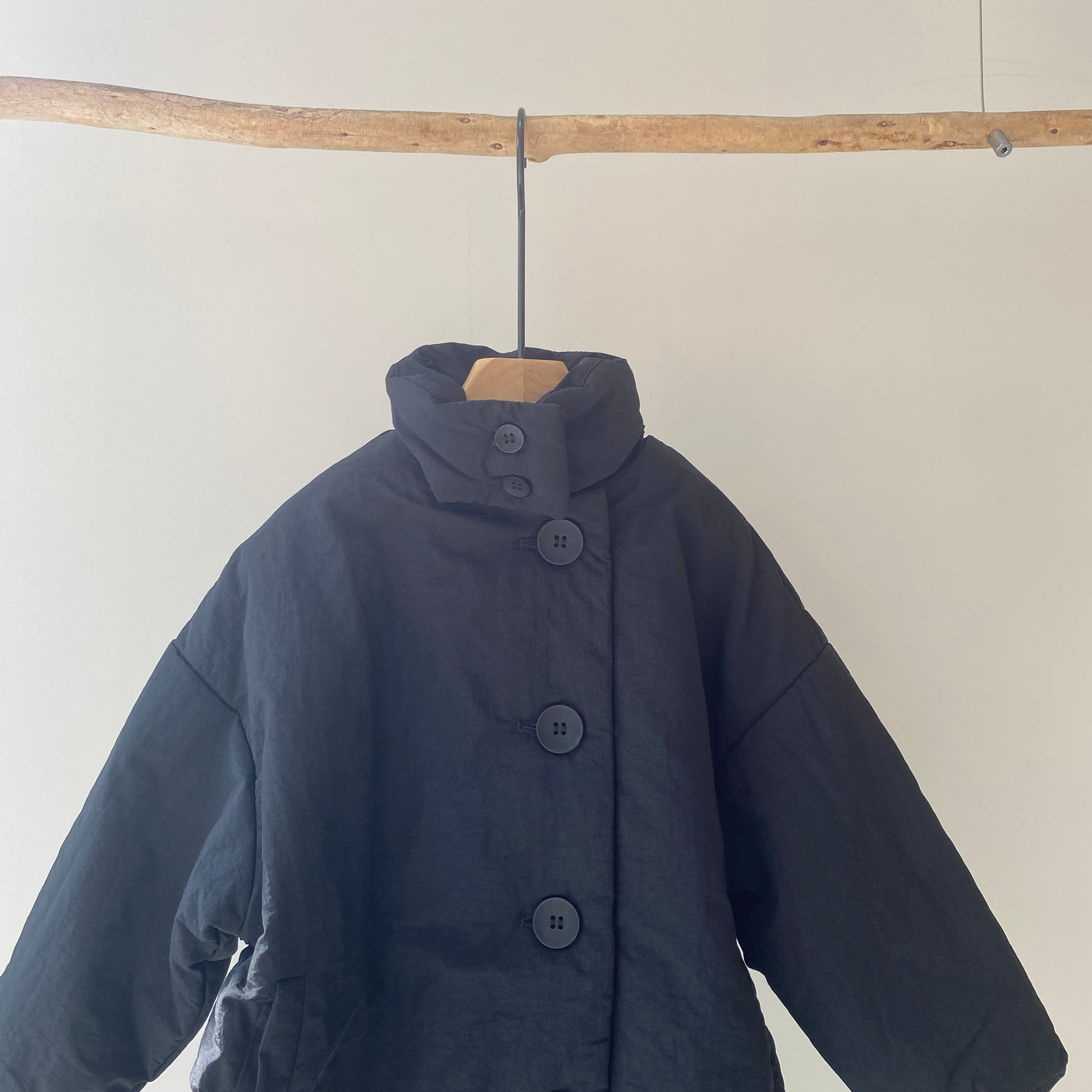 【hamomisi】Stitchless 2way long coat(100~130)