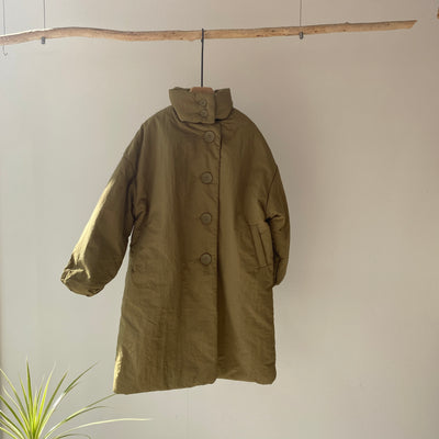 【hamomisi】Stitchless 2way long coat(100~130)