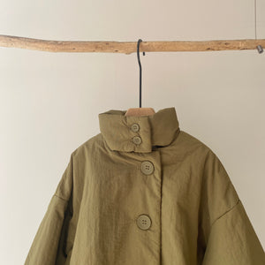 【hamomisi】Stitchless 2way long coat(100~130)