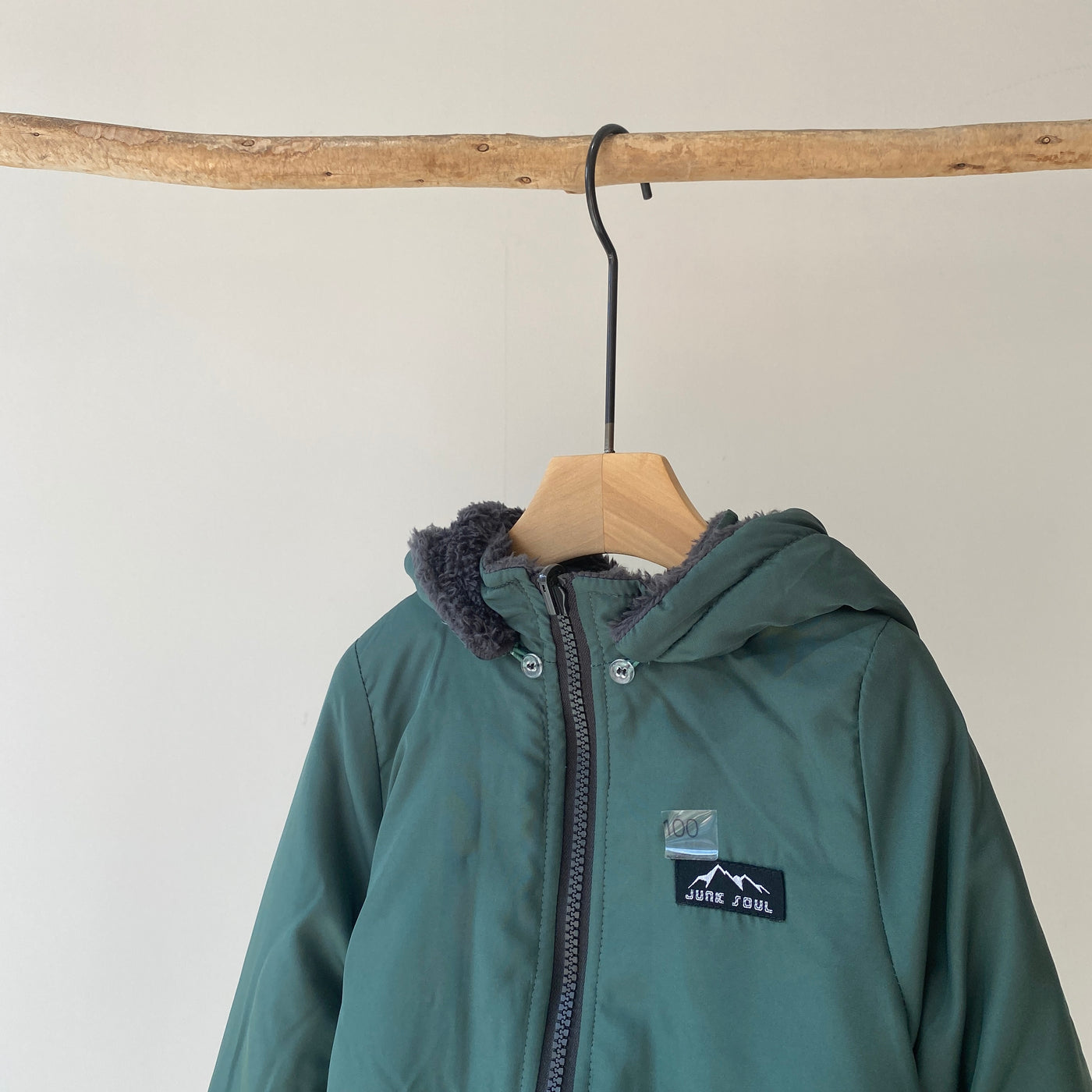 【hamomisi】Boa reversible jacket(100~130)
