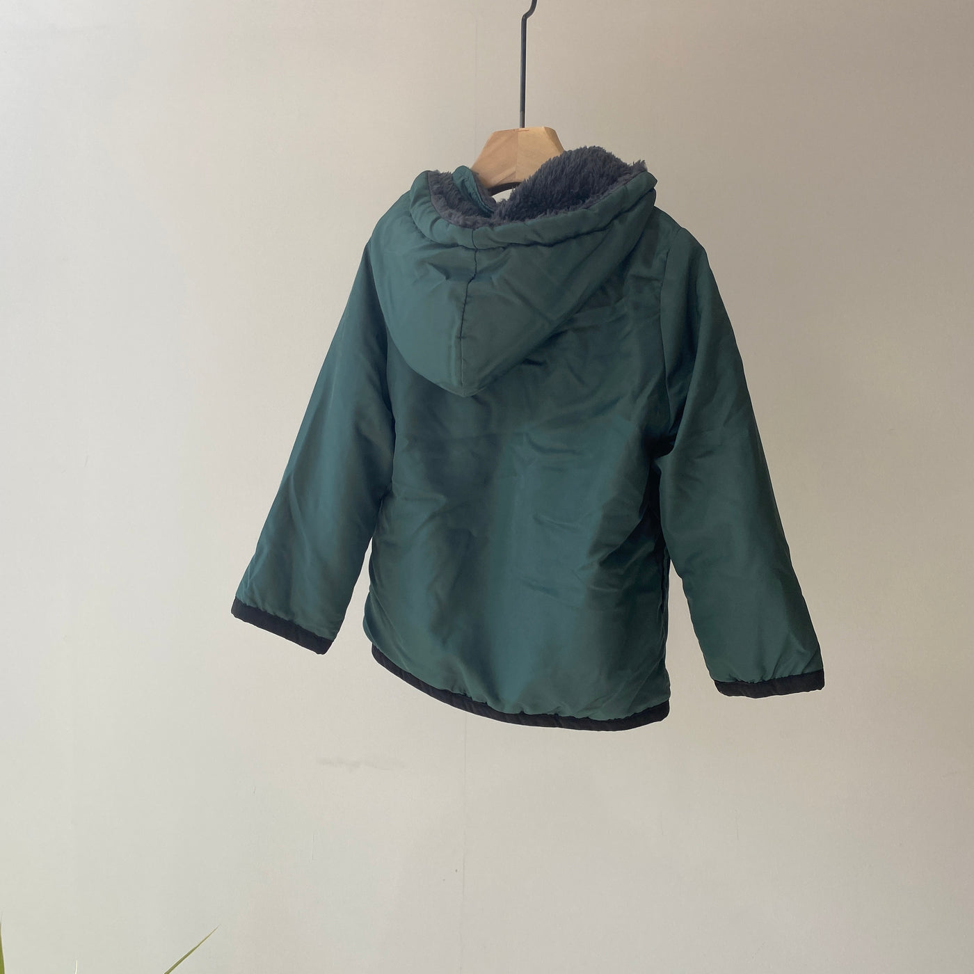 【hamomisi】Boa reversible jacket(100~130)