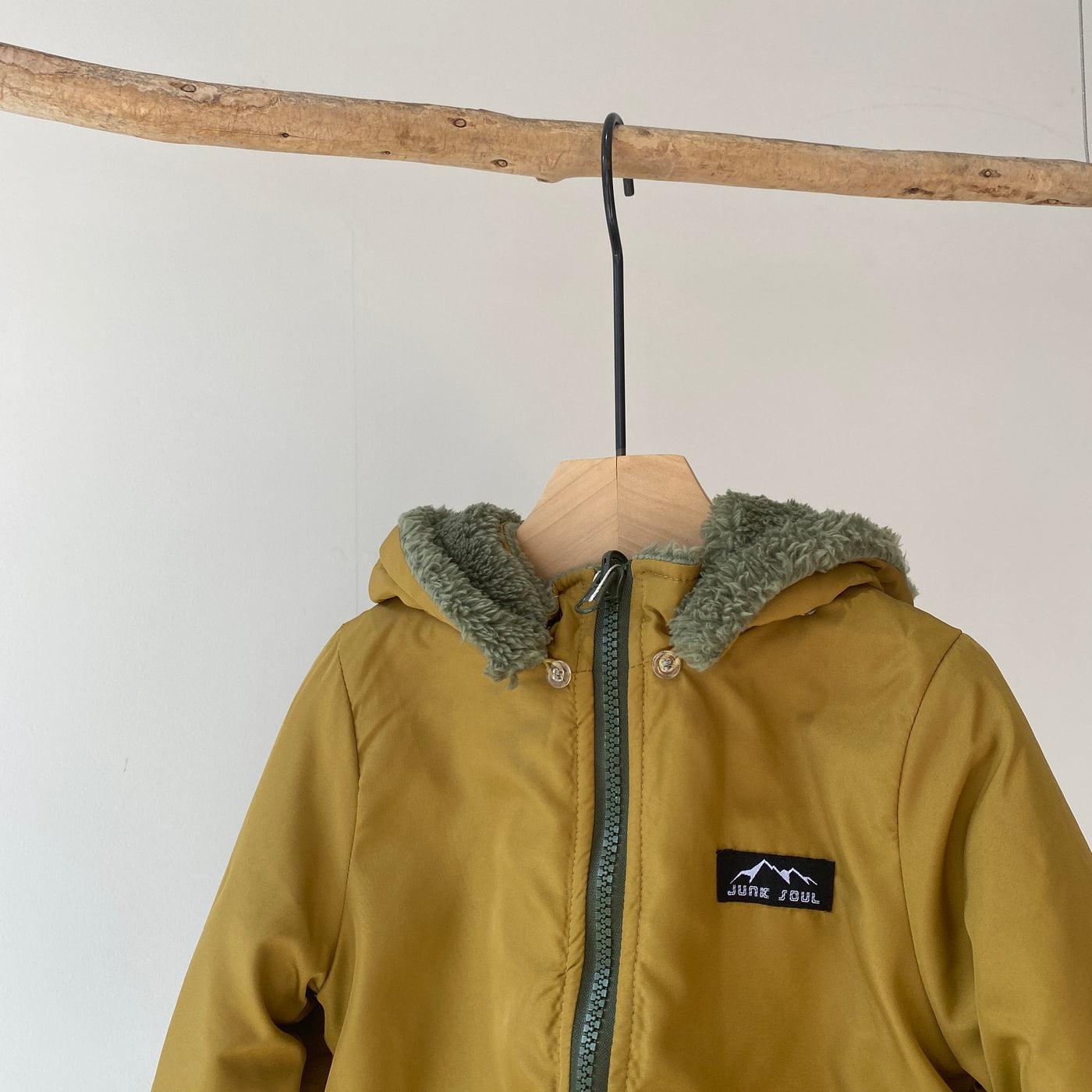 【hamomisi】Boa reversible jacket(100~130)