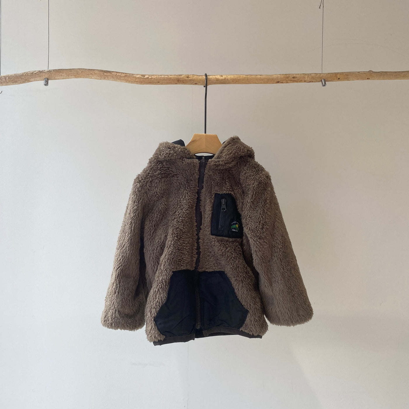 【hamomisi】Boa reversible jacket(100~130)