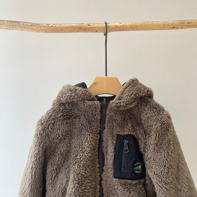 【hamomisi】Boa reversible jacket(100~130)