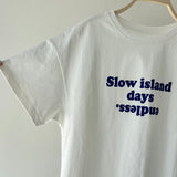 【ハモミシノオトナフク】flocked logo T-shirt