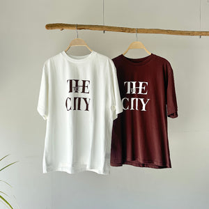 【ハモミシノオトナフク】cool-touch UV-treated  logo T-shirt