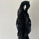 【ハモミシノオトナフク】Fringe Jacquard Frill Vest