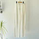 【ハモミシノオトナフク】Soft lace easy pants