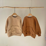 【hamomisi】One pocket sweat (100~120)