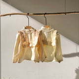 【hamomisi】Frill blouse(100~130)
