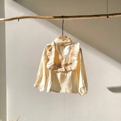 【hamomisi】Frill blouse(100~130)