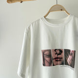 【ハモミシノオトナフク】Cool-Touch Photo Print T-Shirt (3shot)