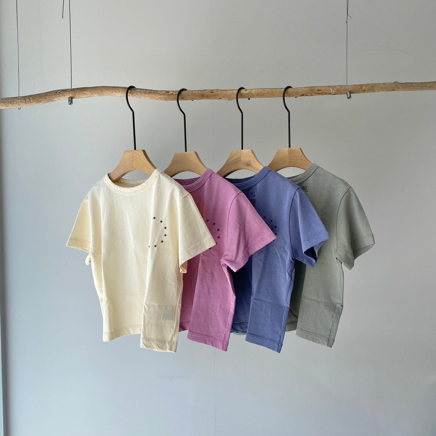 【hamomisi】STAR T shirt(80~140)