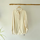 【ハモミシノオトナフク】Polyester Rayon Hooded Shirt