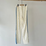 【ハモミシノオトナフク】Wavy side stripe lace pants