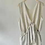 【ハモミシノオトナフク】Summer Tweed Ruffle All-in-One