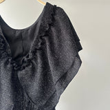【ハモミシノオトナフク】Summer Tweed Ruffle All-in-One