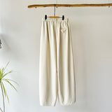 【ハモミシノオトナフク】Self-Cut Cocoon Wide Pants