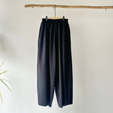【ハモミシノオトナフク】Self-Cut Cocoon Wide Pants