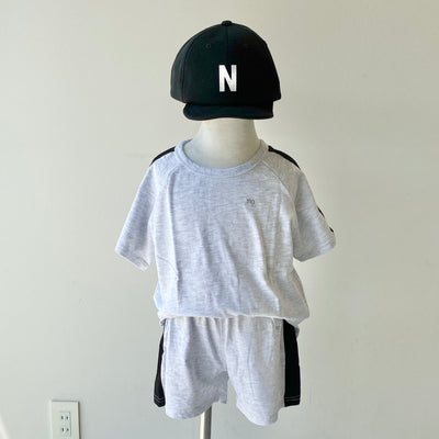 【hamomisi】Side line T-shirt(100~150)