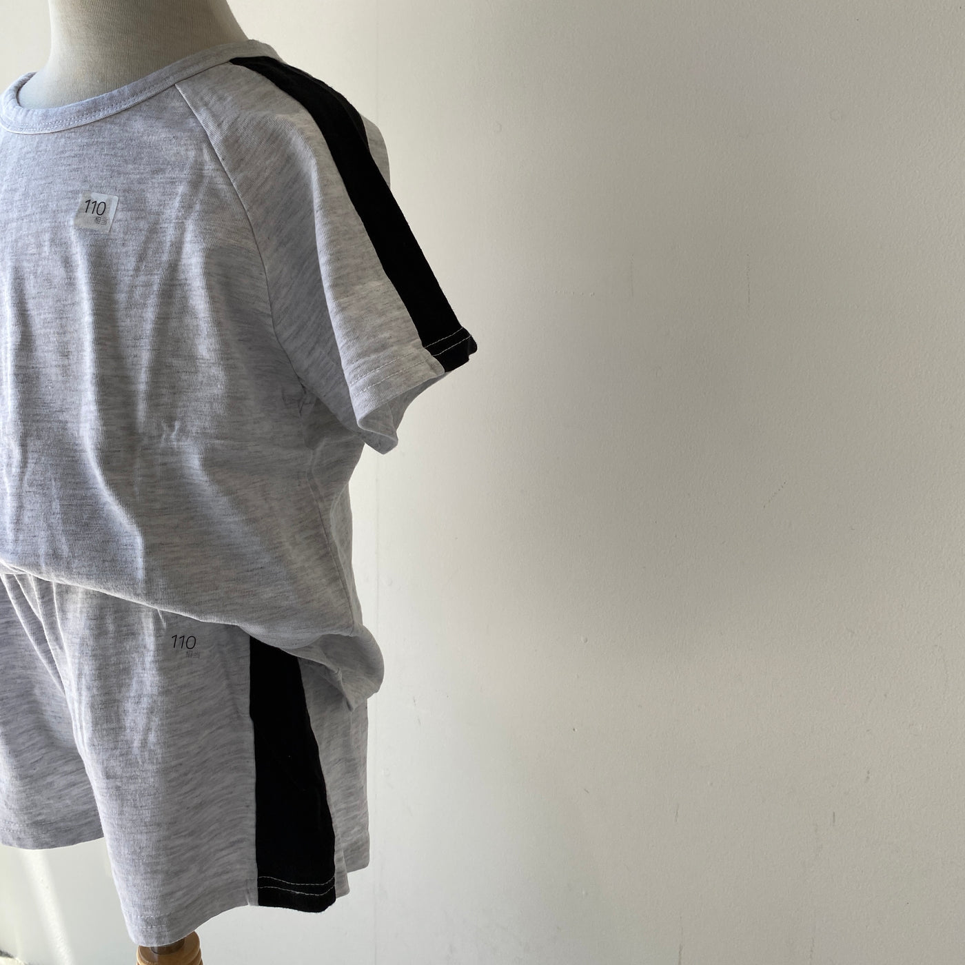 【hamomisi】Side line T-shirt(100~150)