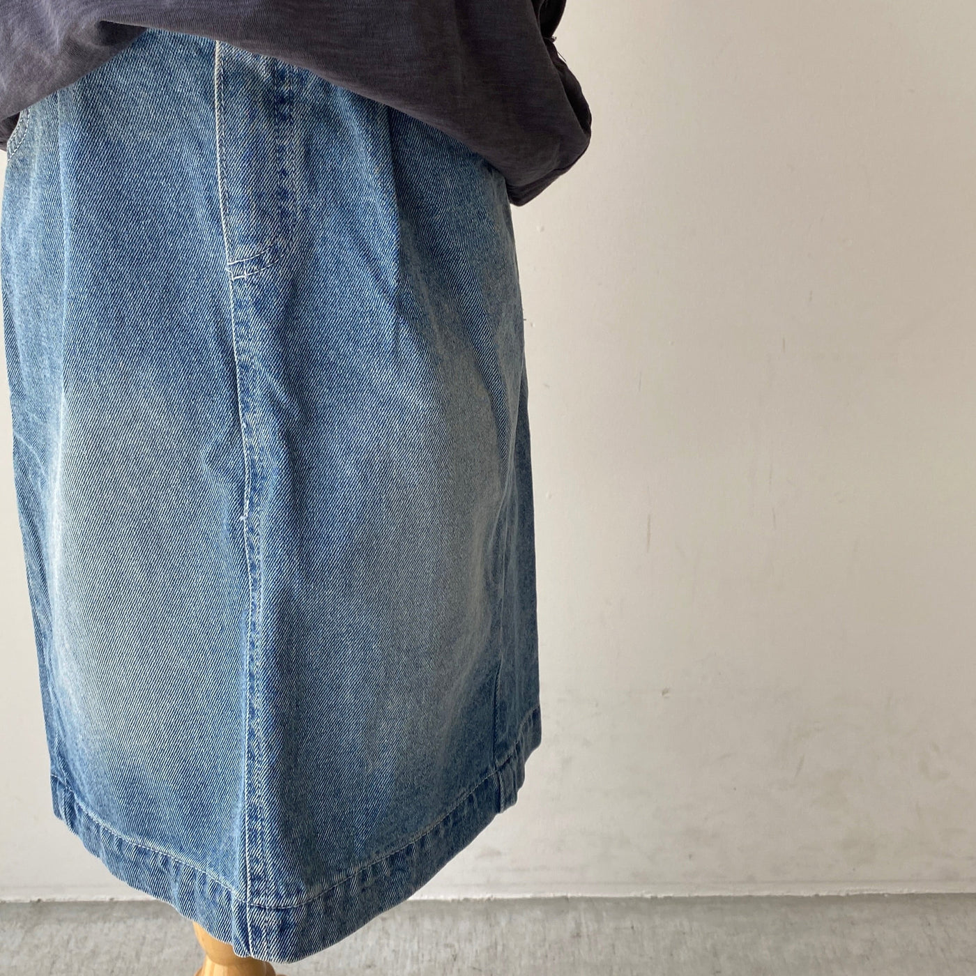 【hamomisi】Denim skirt(100~120)
