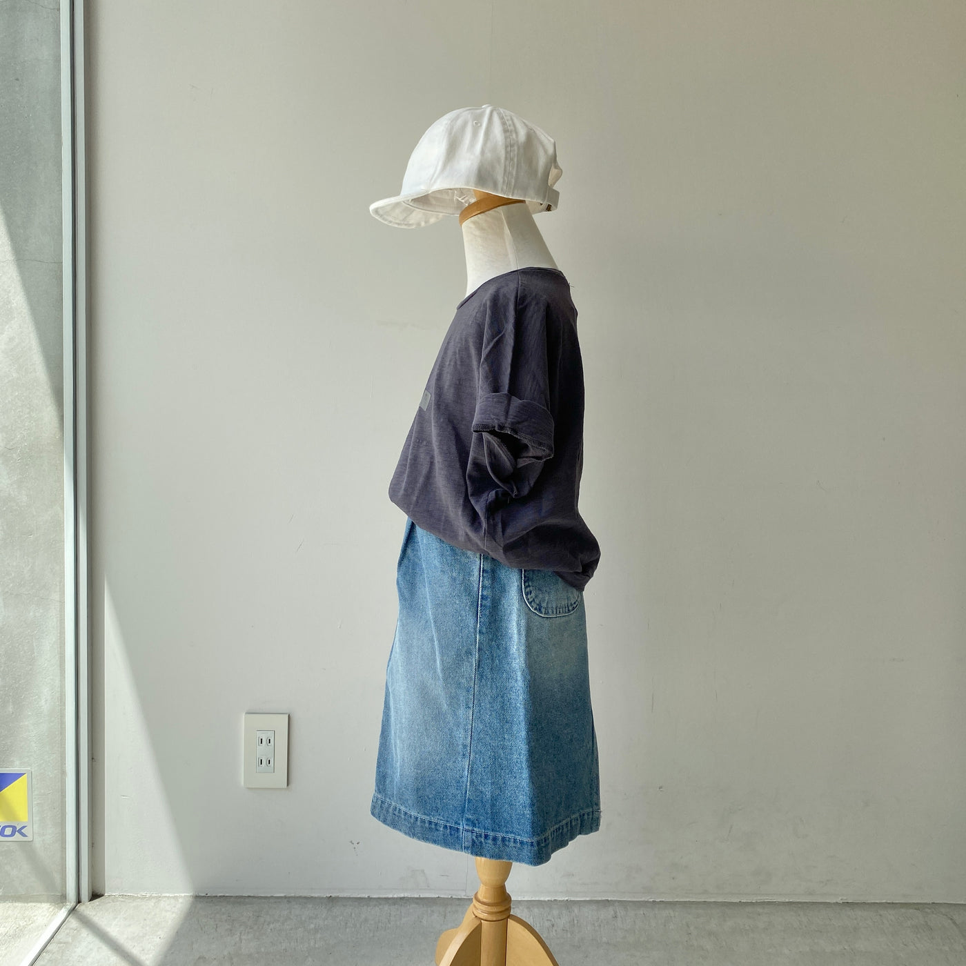 【hamomisi】Denim skirt(100~120)